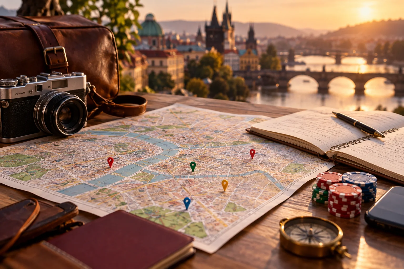 Mapa e materiais para descobrir locais de gaming Mapa e materiais para descobrir locais de gaming